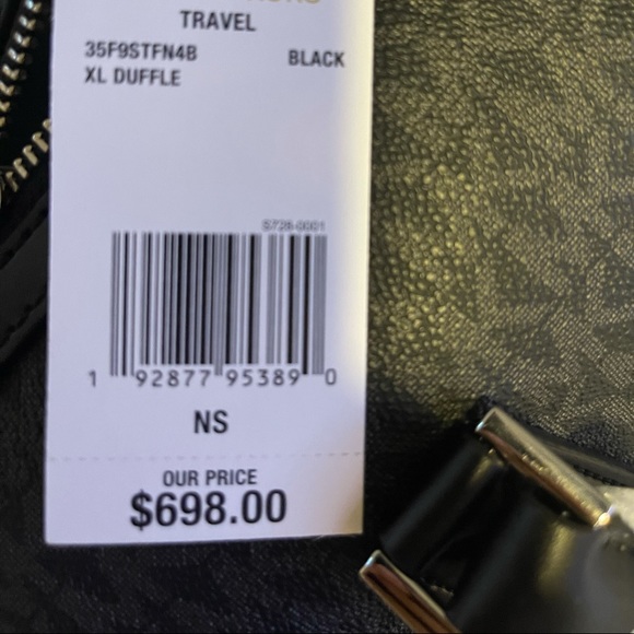 Micheal Kors Blue Duffle Bag - Picture 2 of 2